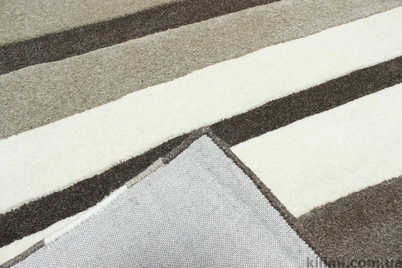 Шерстяные ковры Hand Tufted - Waves grey
